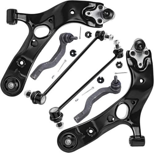 Miniatura 22 de Detroit Axle - Kit de brazos de control de extremo delantero 4WD para Ford 04-08 F-150, 06-08 Lincoln Mark LT, 4 extremos de barra de acoplamiento
