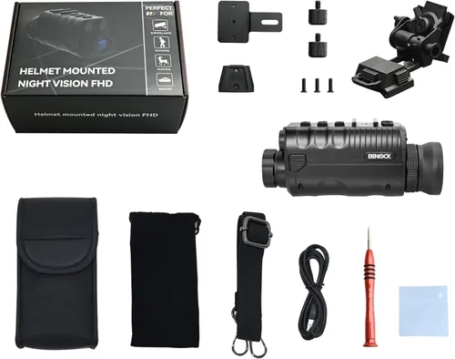 Miniatura 7 de BINOCK NVG40 Pro WiFi - Gafas de visión nocturna para adultos, montaje en casco, OLED, pantalla circular grande, visión nocturna, monocular, doble