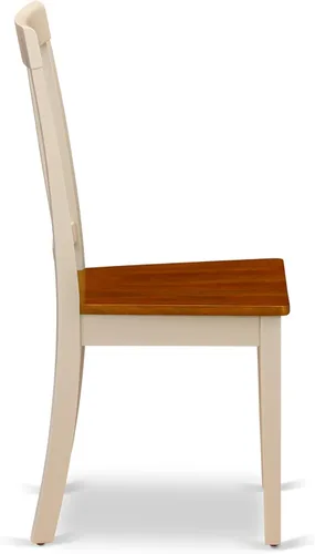 Miniatura 10 de East West Furniture AVAT5-WHI-W - Juego de comedor de 5 piezas que incluye una mesa de comedor ovalada con hojas de mariposa y 4 sillas de cocina