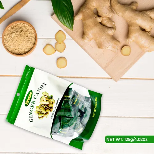 Miniatura 6 de Nirwana Caramelo de jengibre – Envuelto individualmente para frescura – Caramelo natural a granel para viajes y disfrute diario, 125 g/4.02 oz sabor