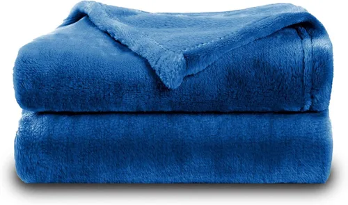 Miniatura 56 de NANPIPER manta decorativa gruesa y ultrasuave de microfelpa, para todas las estaciones, manta peluda de microfibra prémium para sofá y sillón, Coral