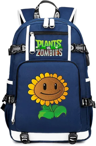 Miniatura 14 de ISaikoy Game Plants vs. Zombies - Mochila de hombro para libros, mochila escolar, color 12