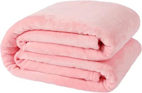 Miniatura 46 de NANPIPER manta decorativa gruesa y ultrasuave de microfelpa, para todas las estaciones, manta peluda de microfibra prémium para sofá y sillón, Coral