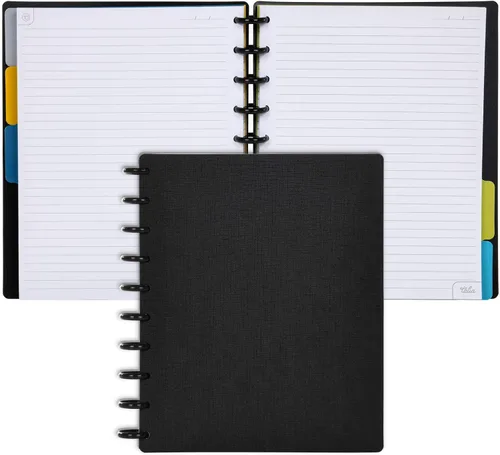 Miniatura 41 de Talia - Cuadernos de notas con tapas, planificador, personalizables, (Azul de Verano, Junior (5.5 pulgadas x 8.5 pulgadas)) Azul verano