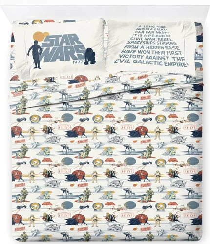 Miniatura 37 de Jay Franco - Juego de sábanas para niños con funda ajustada, sábanas planas y funda de almohada - Ropa de cama ultrasuave con funda de almohada