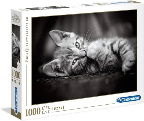 Clementoni 39422 Kitten - HQC - Rompecabezas para adultos y niños, 1000 piezas