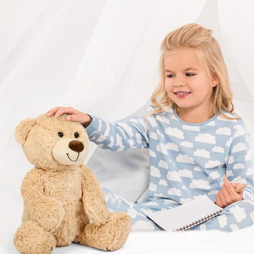 Miniatura 7 de BenBen Oso de Peluche Relleno, Oso de Peluche Marrón Relleno de 18 Pulgadas Juguete de Peluche, Regalos de Peluches Suaves para Baby Shower