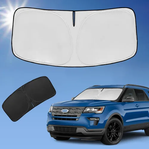 Miniatura 197 de para Dodge RAM 1500 2019-2024 2025 2026 Parasol Parasol para Parabrisas Cubierta - 4 Capas Parasol para Ventana Delantera para RAM1500 2Puertas