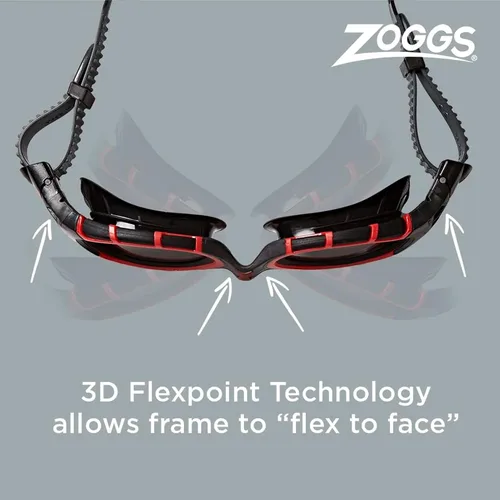 Miniatura 4 de Zoggs Gafas de natación unisex Predator Flex polarizadas antivaho, protección UV, visión amplia, sin deslumbramiento, ajuste rápido, 461043