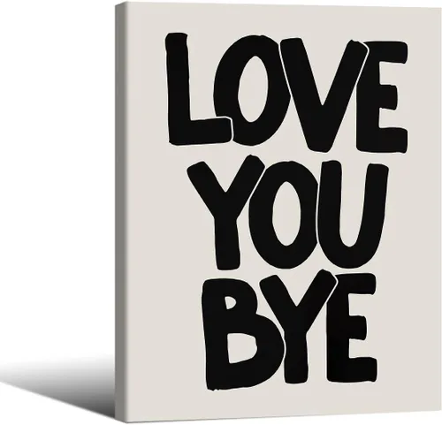 Miniatura 21 de OMANI Arte de pared con citas en blanco y negro, minimalista de moda, con texto en inglés "You Look Good", impresiones en lienzo con azulejos Citas