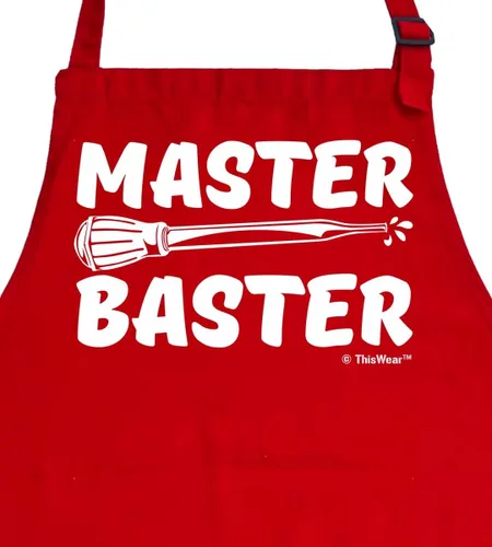 Miniatura 2 de ThisWear Master Baster Cooking Gag - Delantal de dos bolsillos