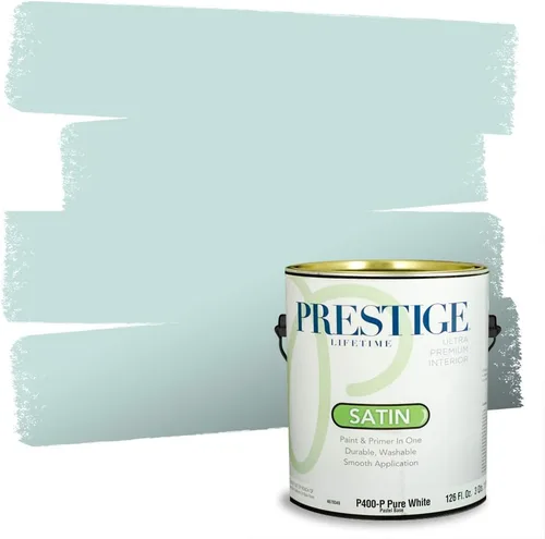 Miniatura 132 de PRESTIGE Pintura interior e imprimación en uno, azul cielo, semi-brillante, 1 galón