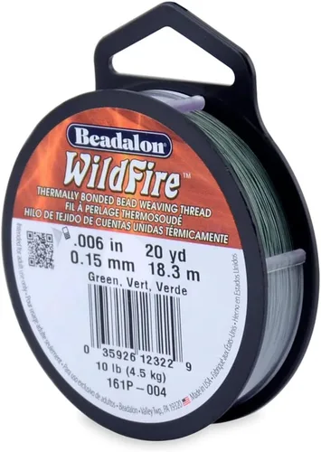 Miniatura 51 de Beadalon Wildfire Ultra - Beading Thread, Beading Supplies for Crafters, Jewelry Makers, Beaders. Braided Fishing Line