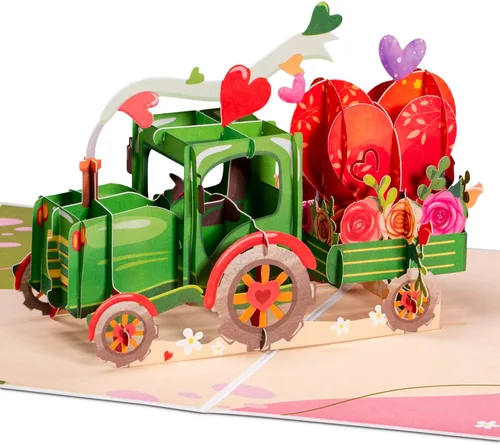 Miniatura 9 de Paper Love Frndly - Tarjeta desplegable 3D para el día del padre, auto deportivo clásico, regalo para papá, marido, hijo y cualquier persona, hecha