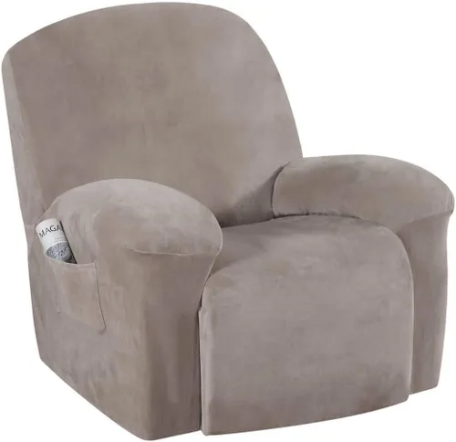 Miniatura 15 de H.VERSAILTEX 1 Pieza Funda para Sillón Reclinable de Terciopelo Fundas Deslizantes para Sillón Reclinable Fundas Deslizantes para Sillón Reclinable