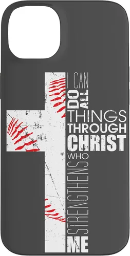 Miniatura 15 de Baseball Phone Case Christian Bible Verse Philippians 4:13 Case for iPhone 17