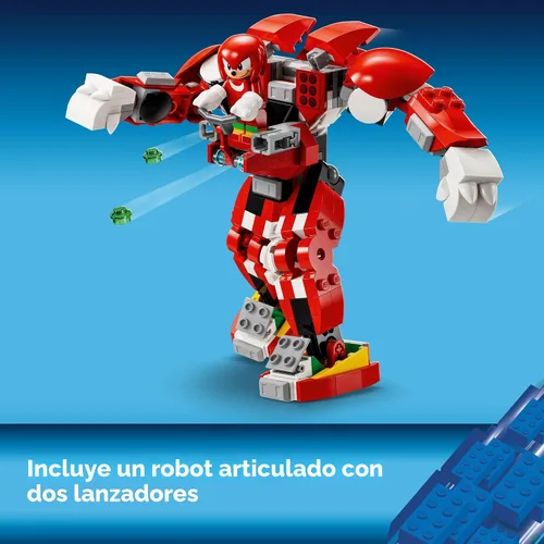 Miniatura 3 de LEGO Sonic The Hedgehog, Set de Construcción de Mech Guardian de Knuckles, Juguete de Sonic para Niños, Figura de Acción de Knuckles Inspirada