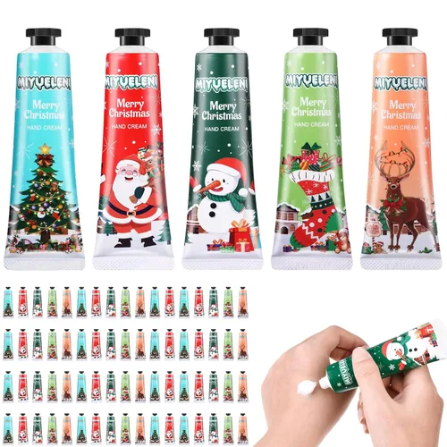 Miniatura 7 de 36 piezas de juegos de regalo de crema de manos de Navidad para manos secas y agrietadas, loción hidratante para manos, pequeña loción de viaje