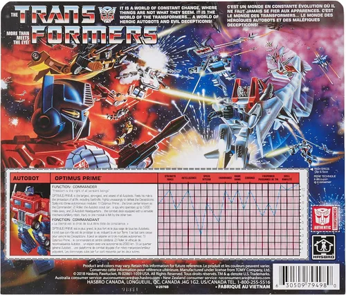 Miniatura 2 de Transformers G1 Reissue - Figura de acción de Optimus Prime fundida a presión