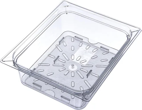 Miniatura 4 de Carlisle FoodService Products 1023507 StorPlus Estante de drenaje de policarbonato de tamaño medio, transparente (paquete de 2)