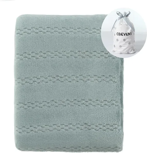 Miniatura 37 de CREVENT Manta de Felpa Sedosa y Linda para Bebé Niñas & Niños, Recién Nacidos, Bebés, Cuna, Cochecito, Silla de Paseo, Regalo Adecuado para Todas