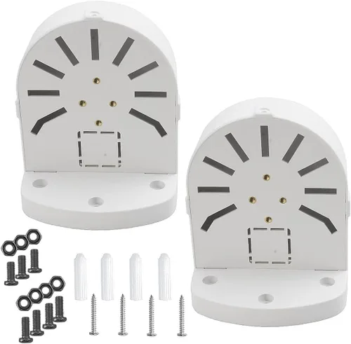 Paquete de 2 soportes para cámara domo, caja de conexiones para cámara de seguridad, soporte para cámaras de vigilancia IP CCTV, soporte de cámara