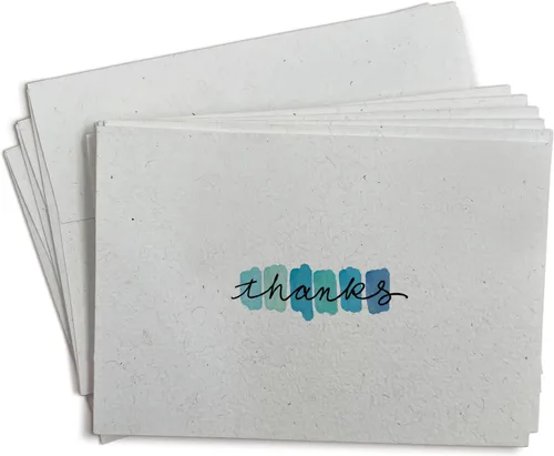Miniatura 14 de Sugartown Greetings Paleta de colores verdes tarjetas de agradecimiento - 24 tarjetas de notas con sobres - Tarjetas de agradecimiento coloridas