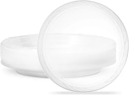 Miniatura 20 de PLASTICPRO - Cuencos desechables de plástico transparente de 18 onzas, Premium, para fiesta, Pack de 20
