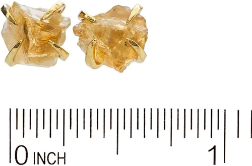 Miniatura 19 de Pendientes de tuerca de piedra preciosa cruda, idea de regalo para el día de la madre, graduación, moda de verano