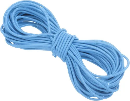 Miniatura 129 de PATIKIL Cuerda elástica elástica de 109 yardas (328.1 ft), cuerda elástica pesada de 0.059 in, albaricoque para manualidades, correas de gancho