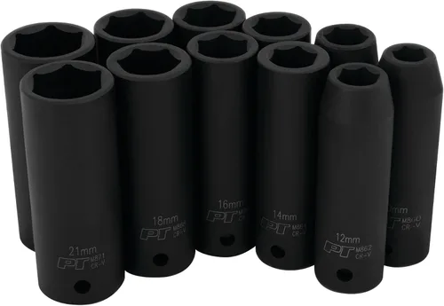 Miniatura 9 de Performance Tool M589DB Juego de llaves de impacto MET de 8 piezas de 3/8 pulgadas Metric