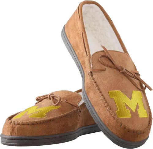 Miniatura 5 de FOCO NCAA NCAA - Pantuflas tipo mocasín con logotipo de equipo universitario para hombre