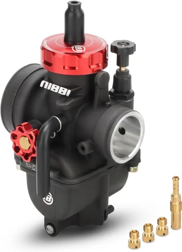 NIBBI Carburador PE24,0.945 in para motor de motocicleta de 150 cc con chorros de carbohidratos – para Dirt Pit Bike Mini Bike Motocross GY6