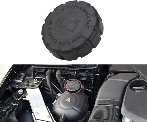 Miniatura 2 de Tanque de refrigerante del motor para Benz para Clase C W203 W204 W205 2001-2021 2105010615 Cubierta del casquillo del radiador del coche