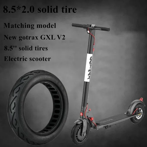 Miniatura 3 de Neumáticos sólidos para scooter eléctrico de 8.5 x 2, 8.5 pulgadas adecuadas para gotrax GXL V2, APEX Max, neumático sólido de scooter Fusion