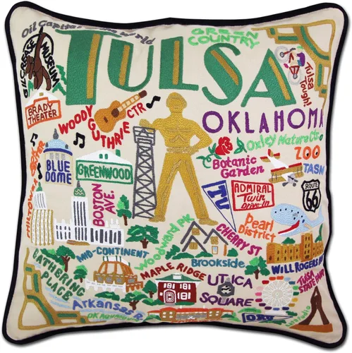 Miniatura 108 de Catstudio Almohada decorativa bordada a mano de Texas