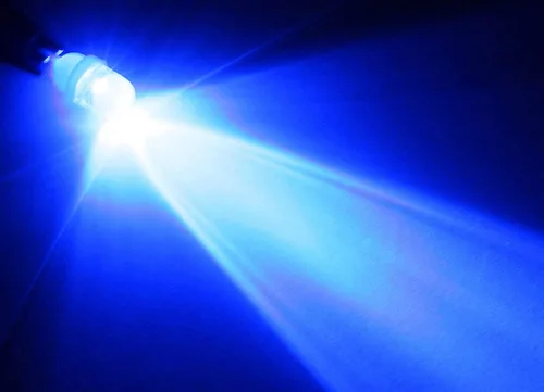 Miniatura 8 de iJDMTOY 10 bombillas de repuesto ultra azules de un solo emisor 1 LED 168 175 194 2825 W5W T10 compatibles con luces interiores de automóvil, luces