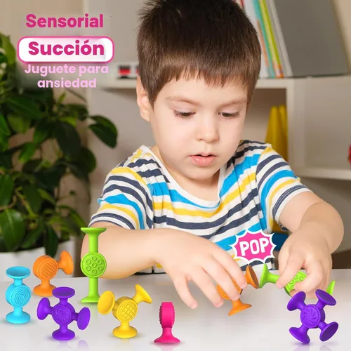 Miniatura 5 de Juguetes de baño con ventosa para niños pequeños: 12 juguetes sensoriales de succión para niños pequeños, juguetes de succión para niños, juguetes