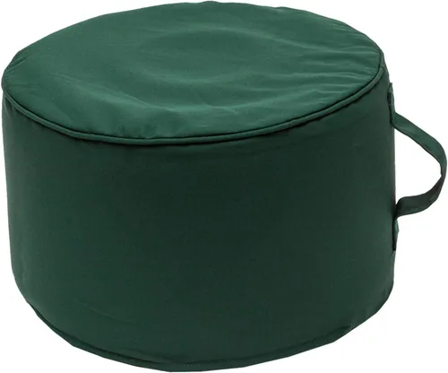 Miniatura 22 de QILLOWAY Otomana inflable para exteriores para patio, puf redondo impermeable, reposapiés inflable, reposapiés al aire libre para piscina, jardín