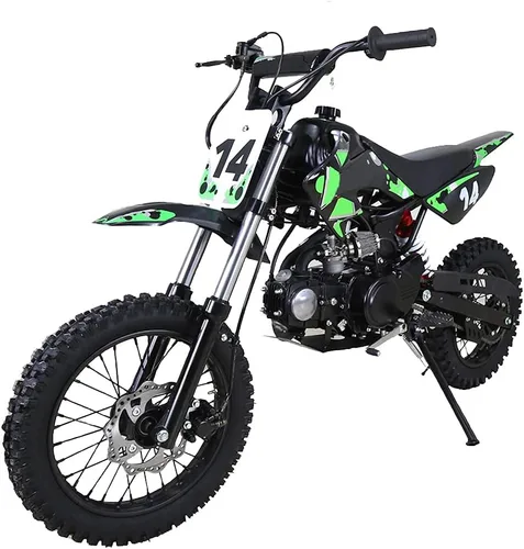Miniatura 3 de X-PRO 110cc Dirt Bike Pit Bike para Niños Dirt Pitbike 110 Dirt Pit Bike (Azul)