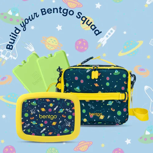 Miniatura 7 de Bentgo Kids Prints - Lonchera de 5 compartimentos estilo bento, a prueba de derrames, porciones de tamaño ideal para niños de 3 a 7 años, duradera