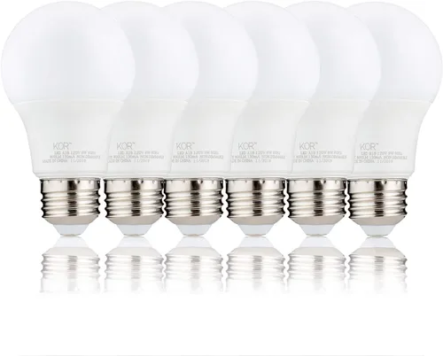 Miniatura 9 de KOR Bombillas LED equivalentes a 100 W, 15 W, 1500 lúmenes, luz blanca diurna 5000 K, no regulable, base estándar A19 E26, vida útil de 10000 horas