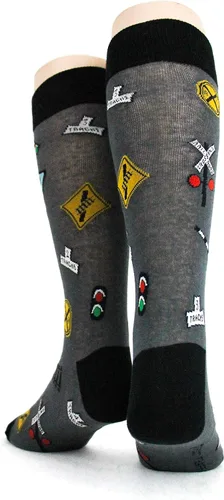 Miniatura 5 de Foot Traffic Calcetines novedosos para hombre, frescos, divertidos, estampados para hombre
