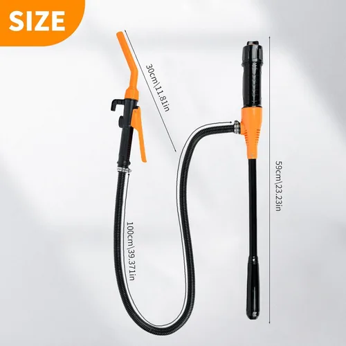 Miniatura 8 de Bomba de batería portátil, bomba de sifón eléctrica a pilas, bomba de transferencia de agua, bomba de combustible portátil manual fácil de usar