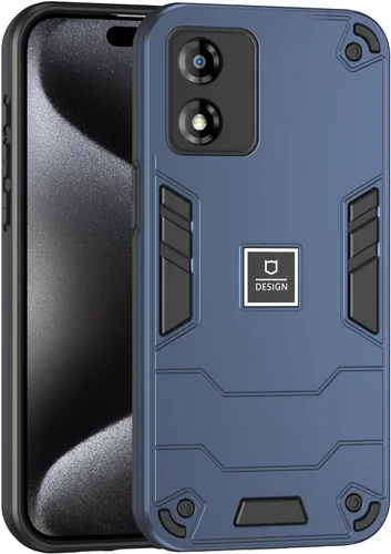 Miniatura 184 de Funda compatible con Huawei Y9 Prime (2019), compatible con Huawei Y9 Prime (2019) 4G STK-L21 2 en 1 [PC duro + TPU], funda de teléfono azul