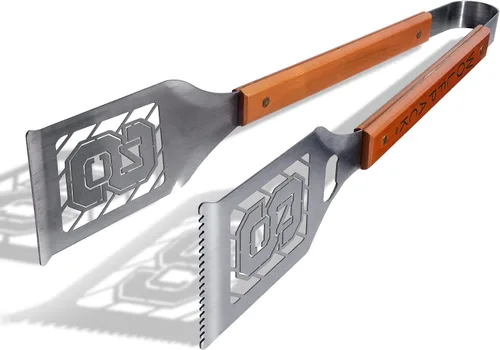 Miniatura 6 de YouTheFan NCAA Grill-A-Tong - Pinzas para barbacoa de acero inoxidable cortadas con láser