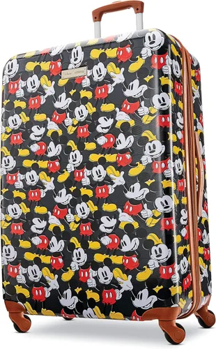 AMERICAN TOURISTER Disney - Equipaje rígido con ruedas giratorias, multicolor, 28 pulgadas, Varios colores, Equipaje duro Disney con ruedas