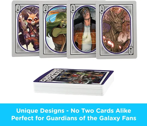 Miniatura 3 de AQUARIUS Guardians of the Galaxy Nouveau - Baraja de cartas con temática de cómic de Guardianes para tus juegos de cartas favoritos - Productos