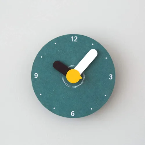 Reloj de pared de madera "Mini" retro moderno, simple, moderno y elegante, mecanismo de cuarzo silencioso, materiales de calidad hechos de MDF y