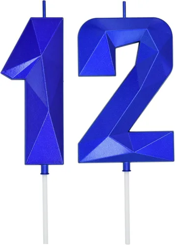 Miniatura 162 de DERVENTA Velas de cumpleaños con números grandes, 3D, color rosa, 3.7 pulgadas, decoración para tartas de fiesta, 1 pieza (número 3 rosa)